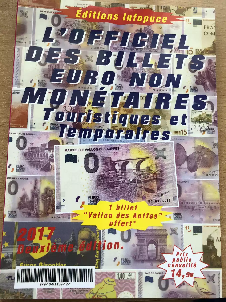L'Officiel des billets Euro non monétaires touristiques et temporaires 2017