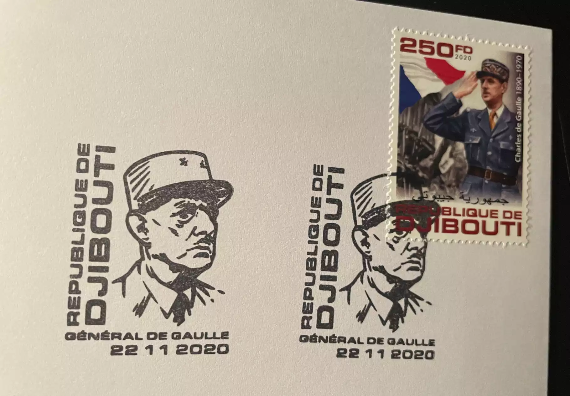 Official Euro Souvenir Cover - Général Charles de Gaulle