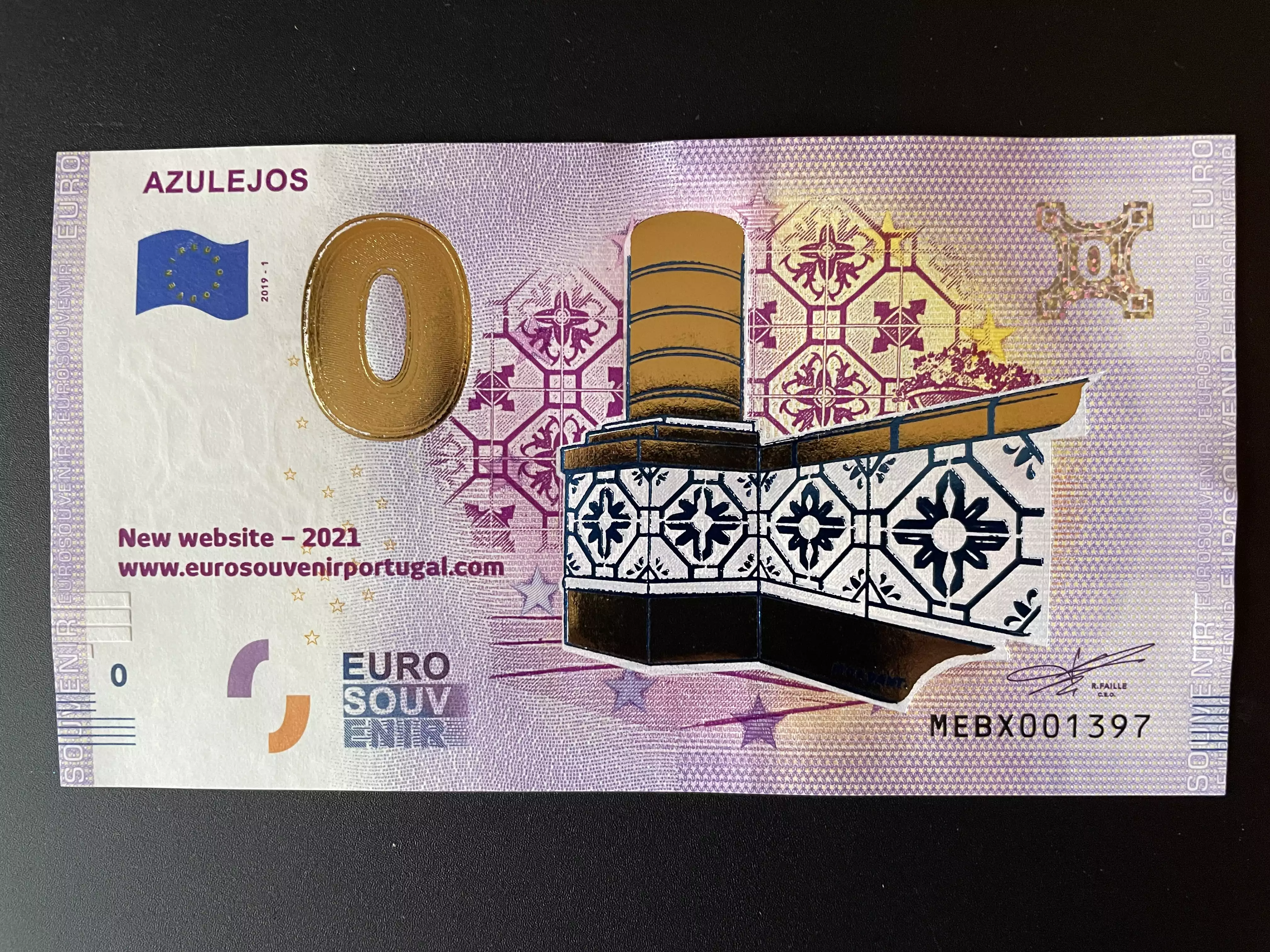 Azulejos com folha / foil
