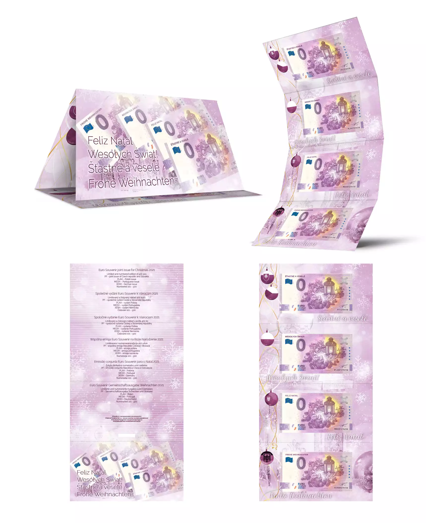 Carteira "Feliz Natal 2021"