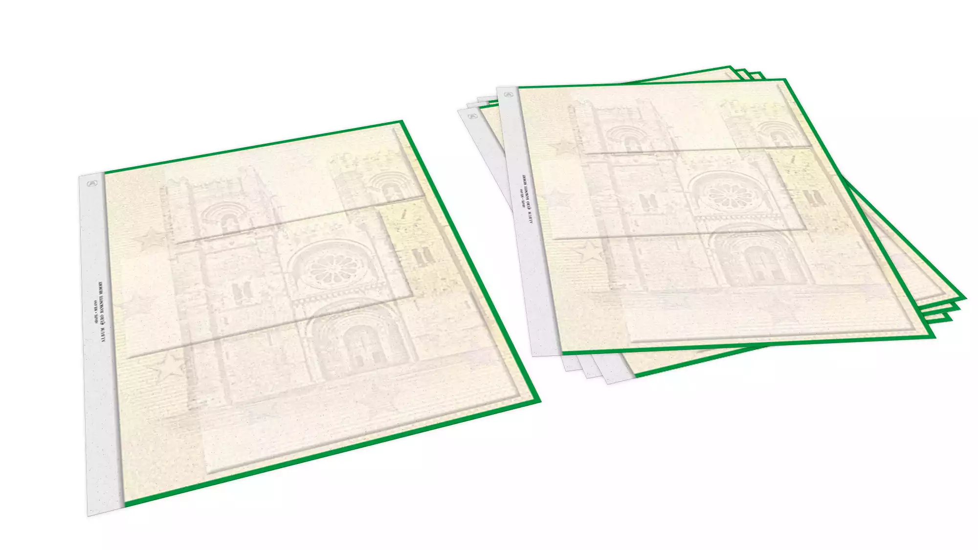 10x ABAFIL Pack of 5 neutral sheets for 0€ Souvenir notes Portugal