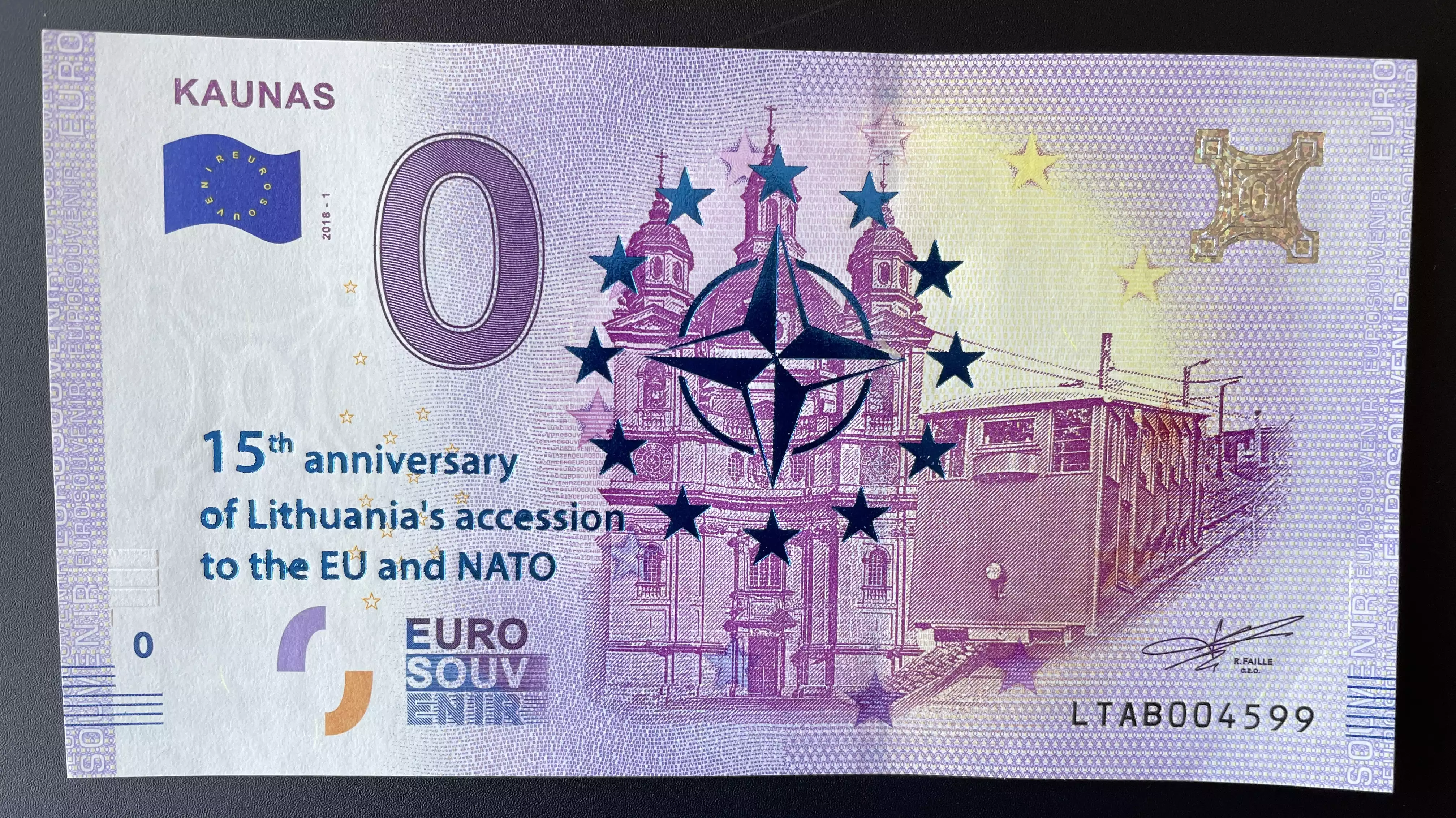 Kaunas com folha / foil OTAN
