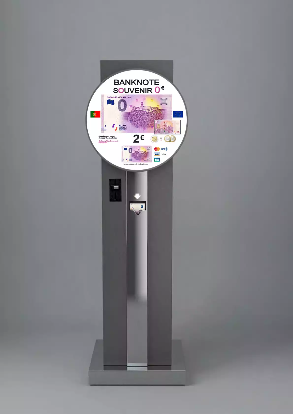 Automatic dispenser for Euro Souvenir note