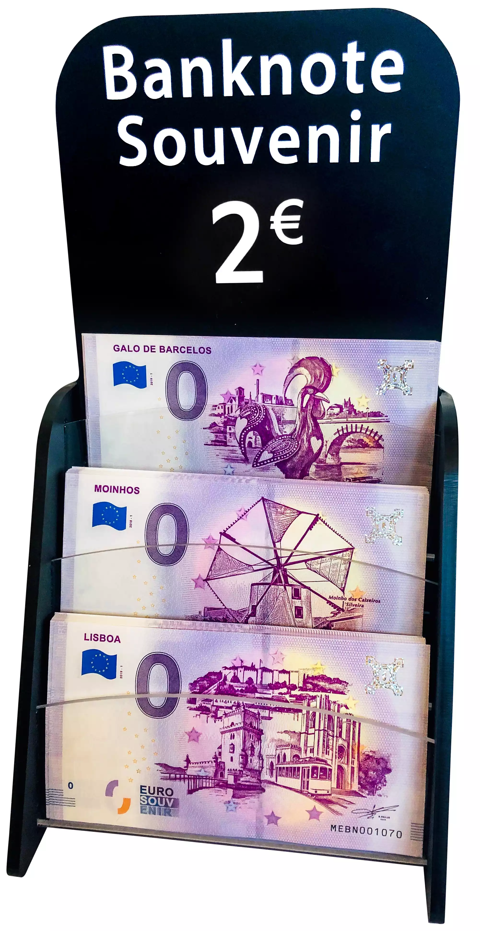 Présentoir de comptoir noir 3 €