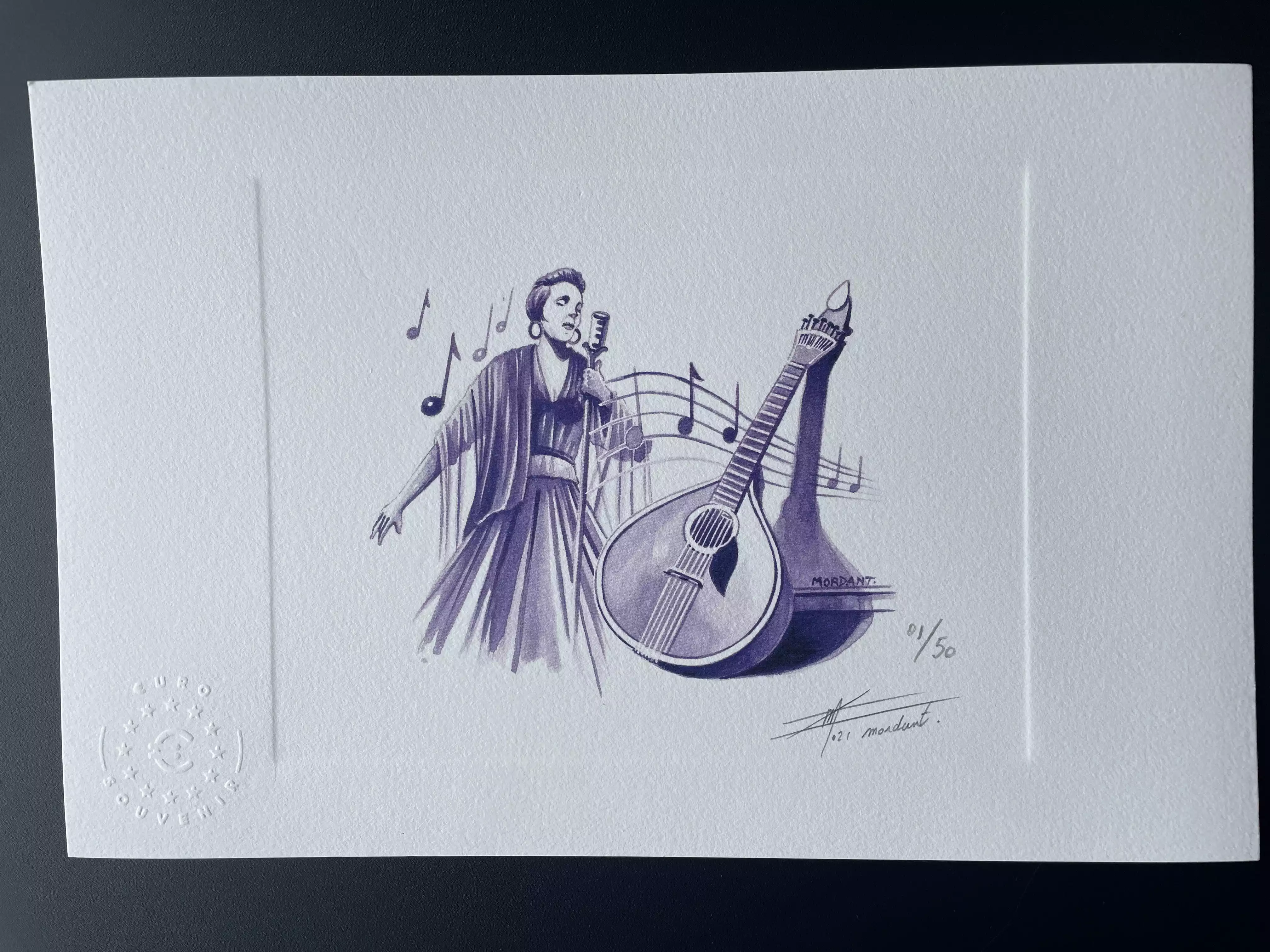 Probedruck "Fado" nummeriert und signiert
