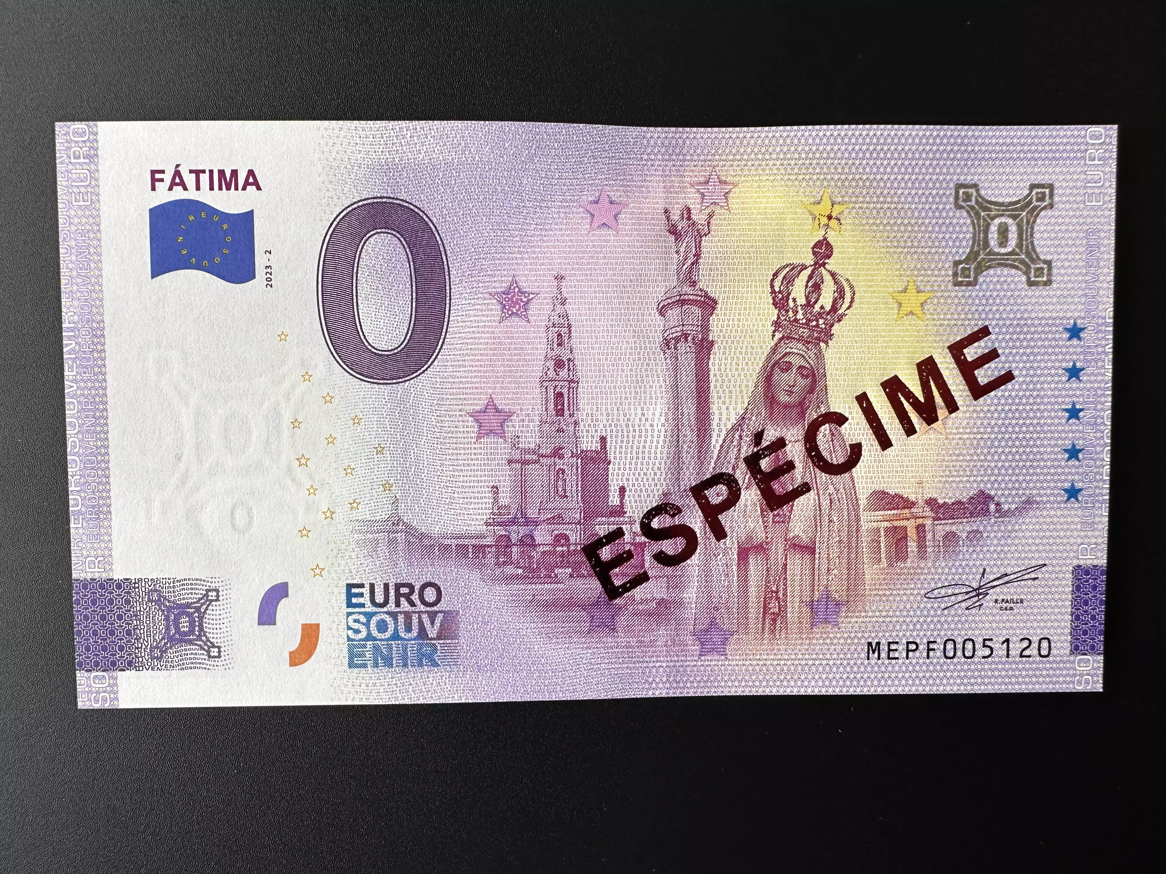 Fátima - ESPÉCIME (rouge)