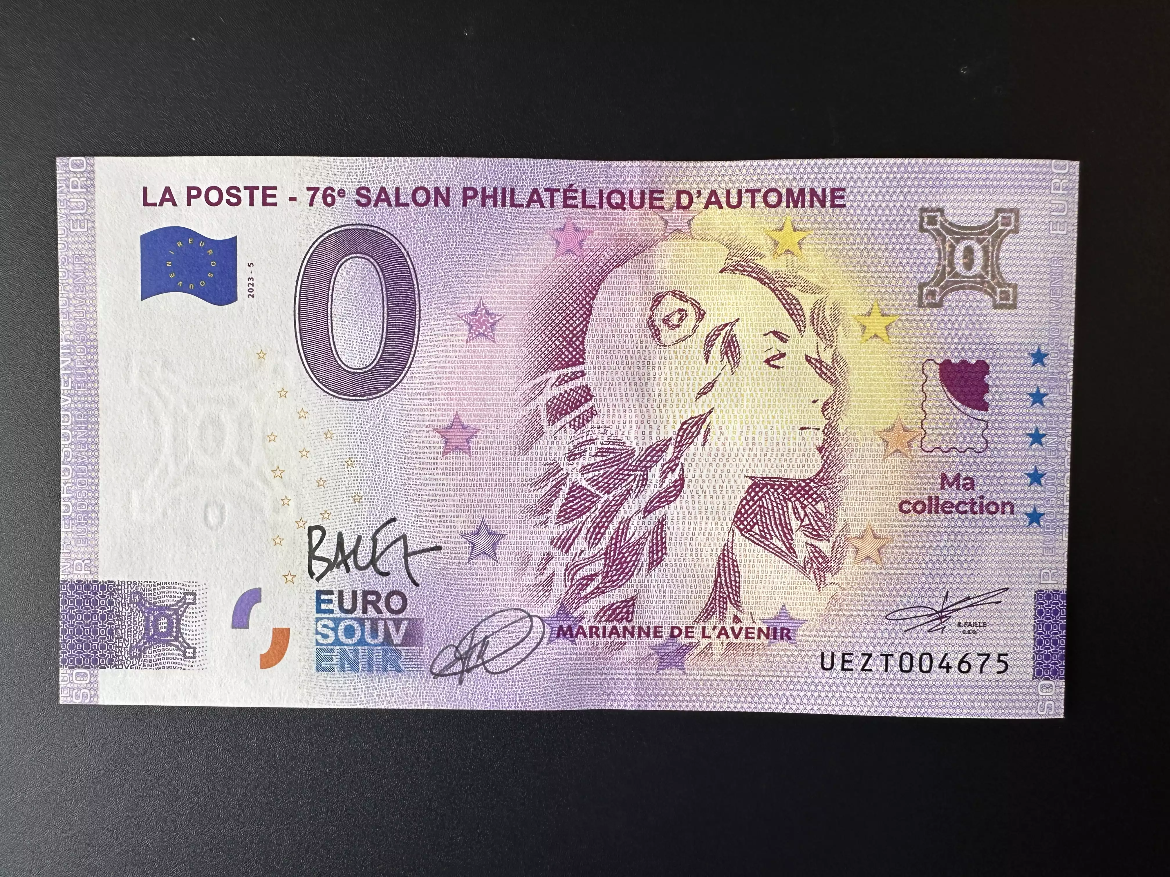 La Poste - 76e Salon Philatélique d'Automne signé Balez et Bara