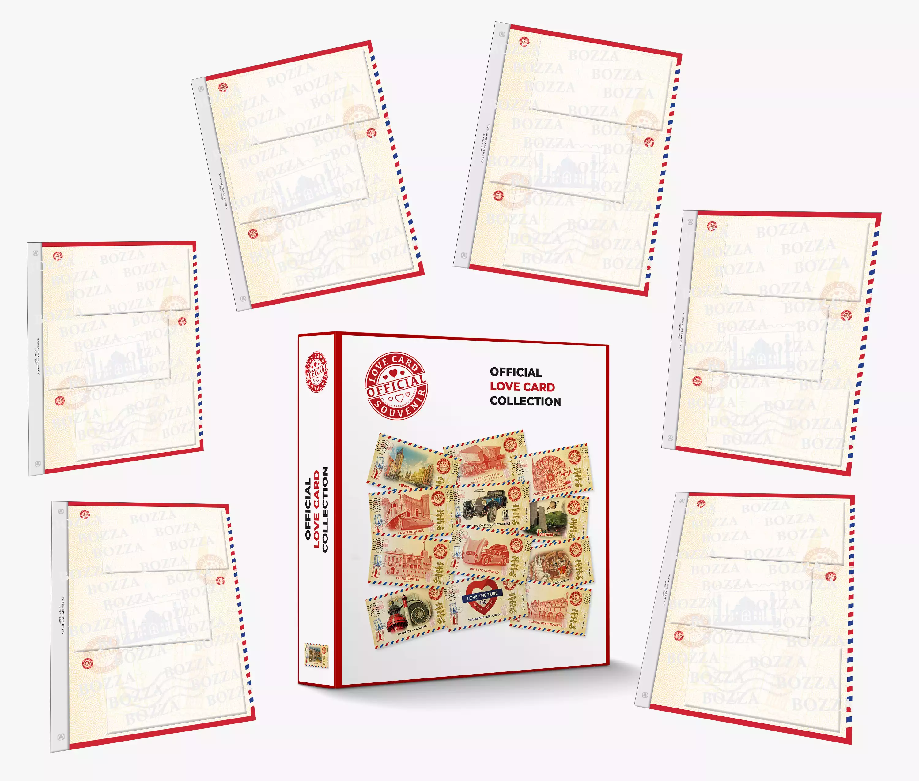 ABAFIL album + 50 neutral sheets for Love Card