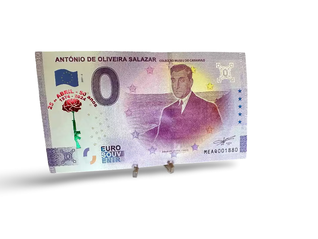António de Oliveira Salazar "25 de Abril 50 Anos 1974 - 2024" Ouro