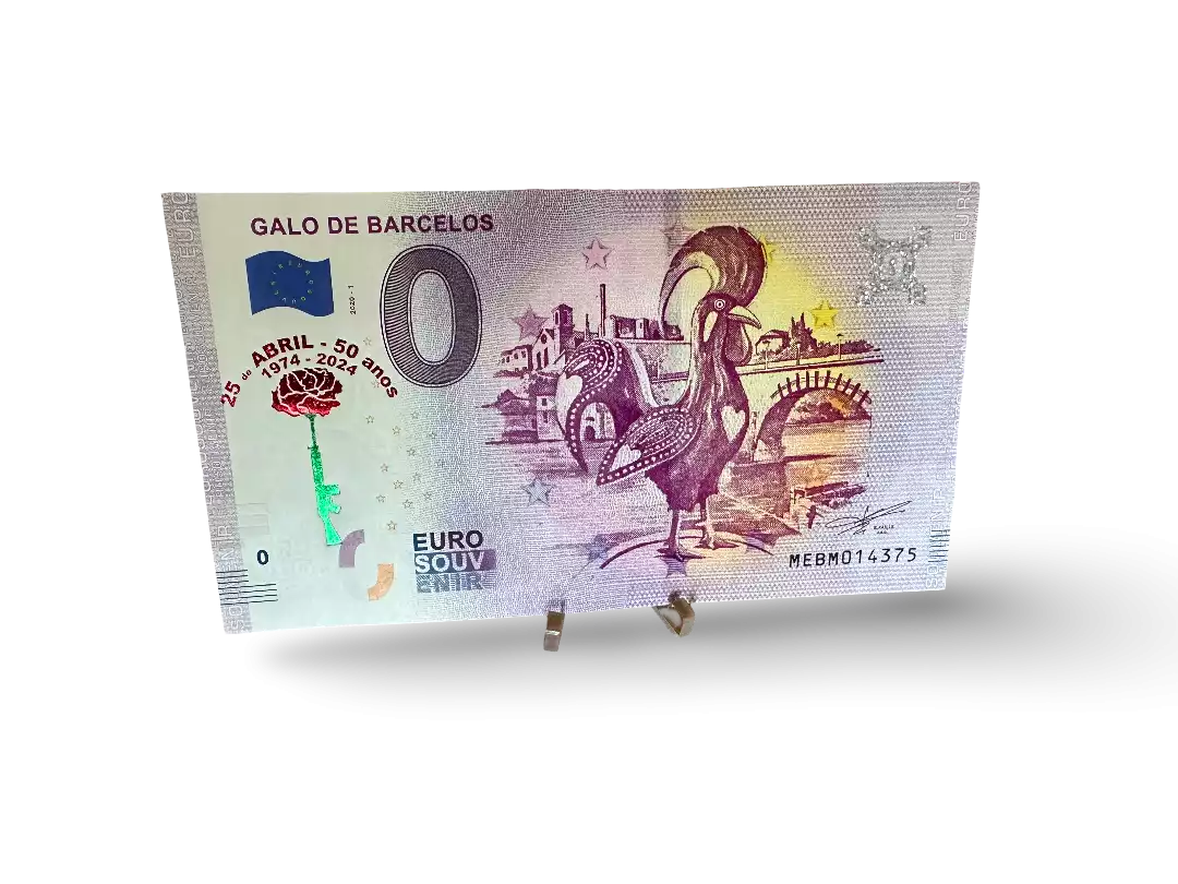 Hahn von Barcelos "25. April 50 Jahre 1974-2024" Gold