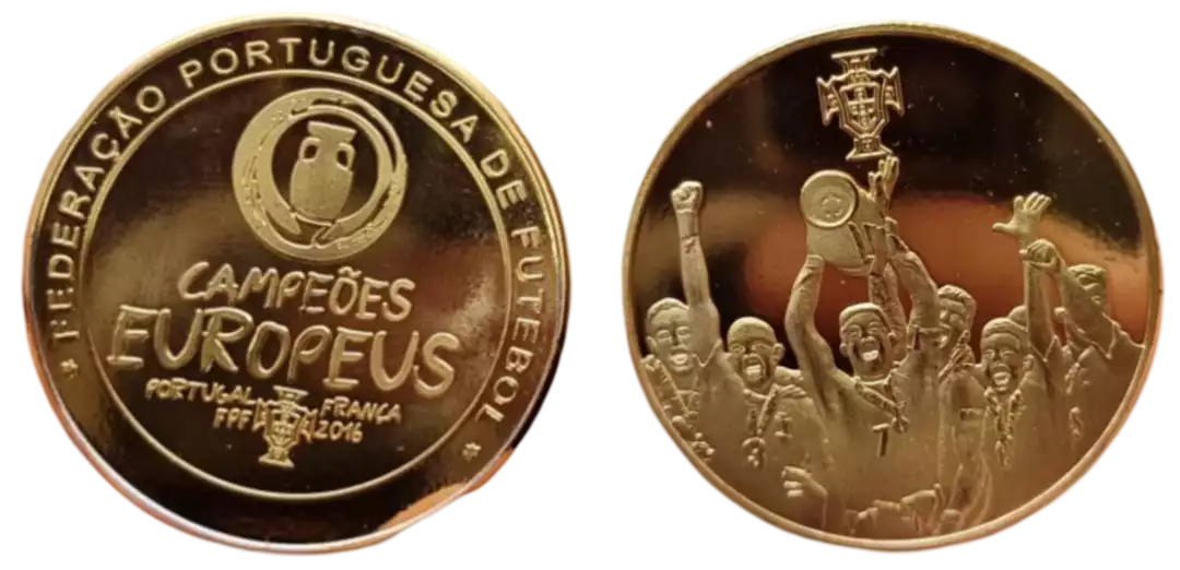 Gedenkmünze "FPF Portugal - Euro 2016"