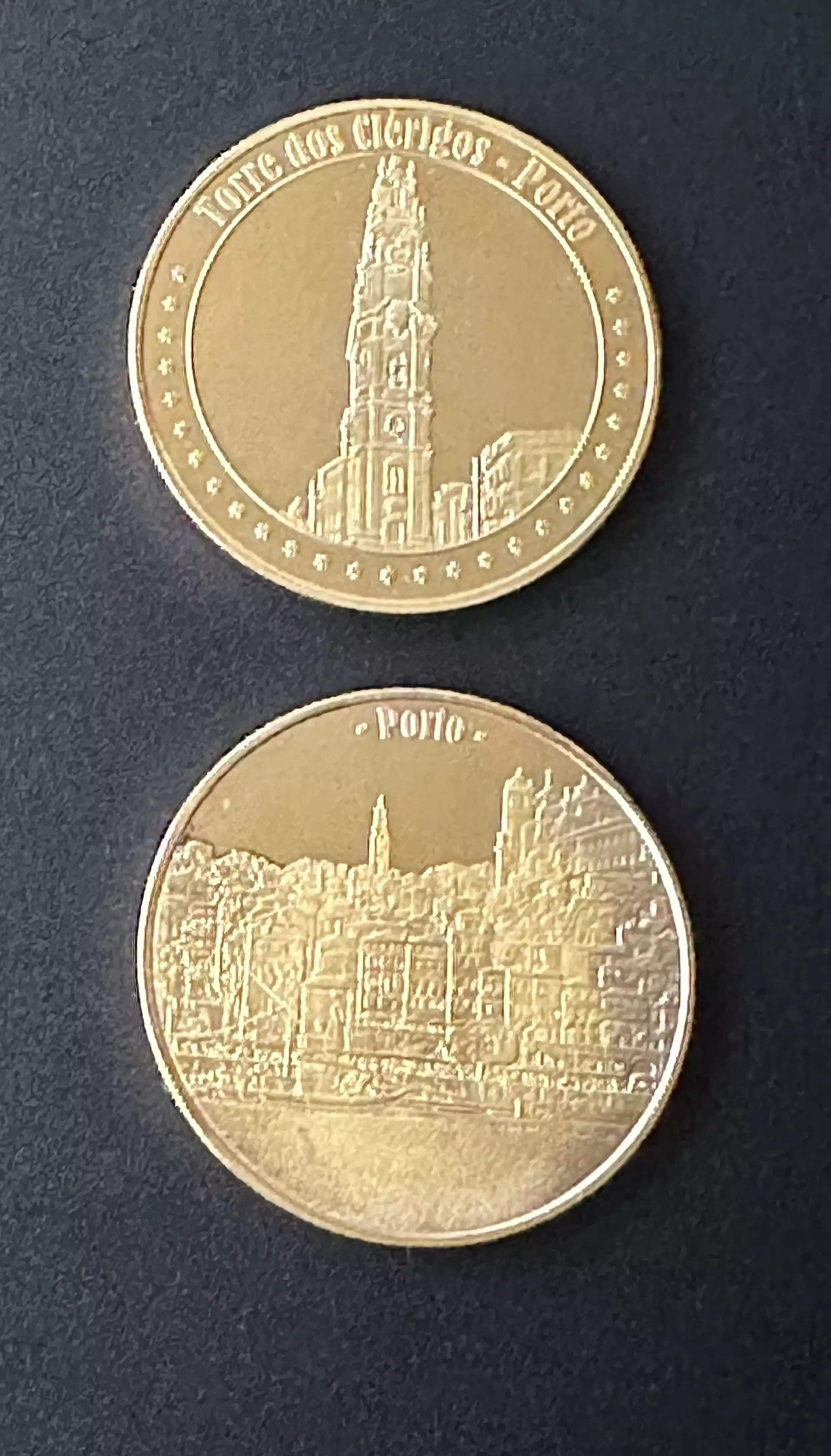 Gedenkmünze "Porto - Ribeira & Torre dos Clérigos"