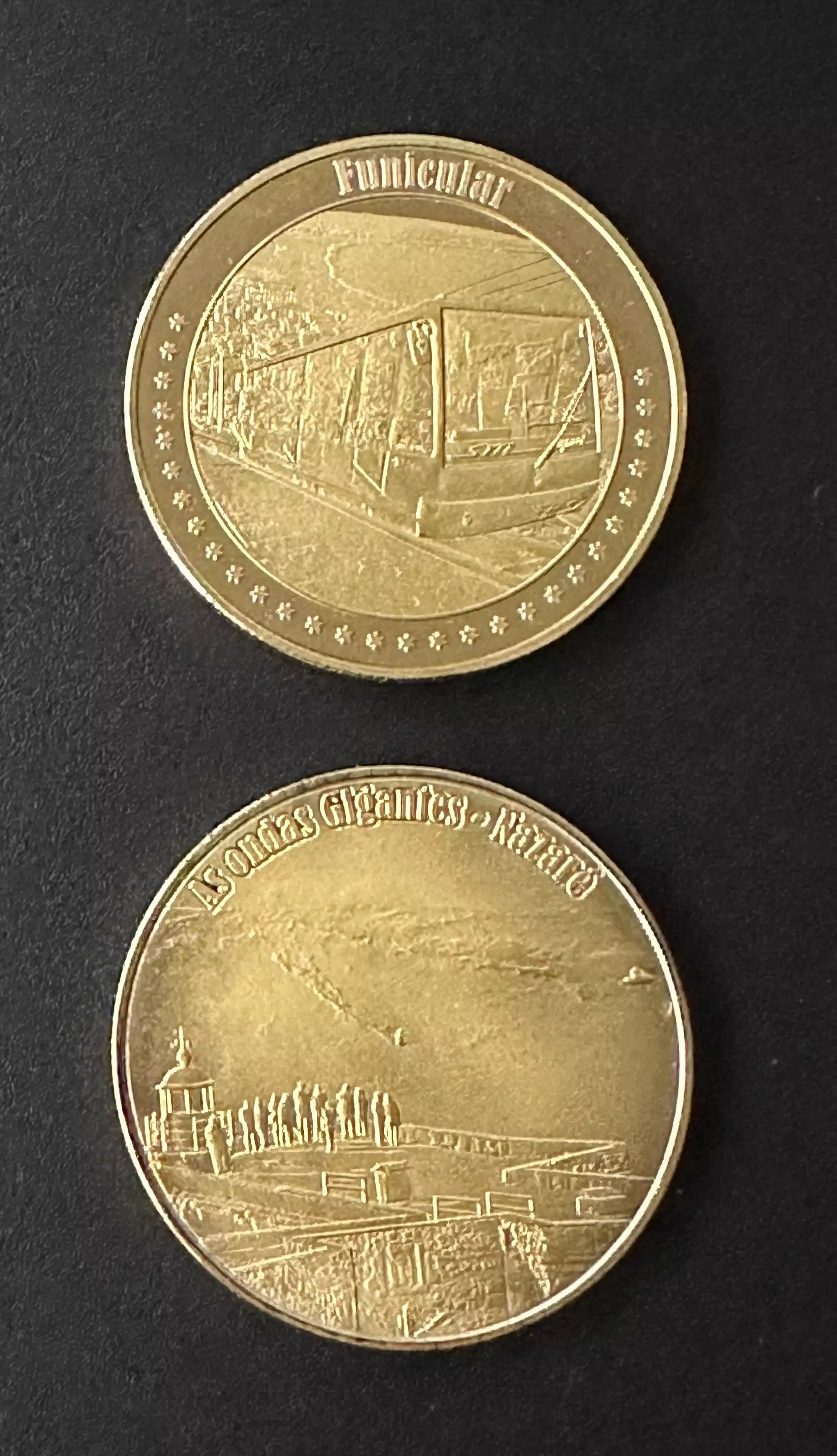 Gedenkmünze "Nazaré Ondas / Funicular"
