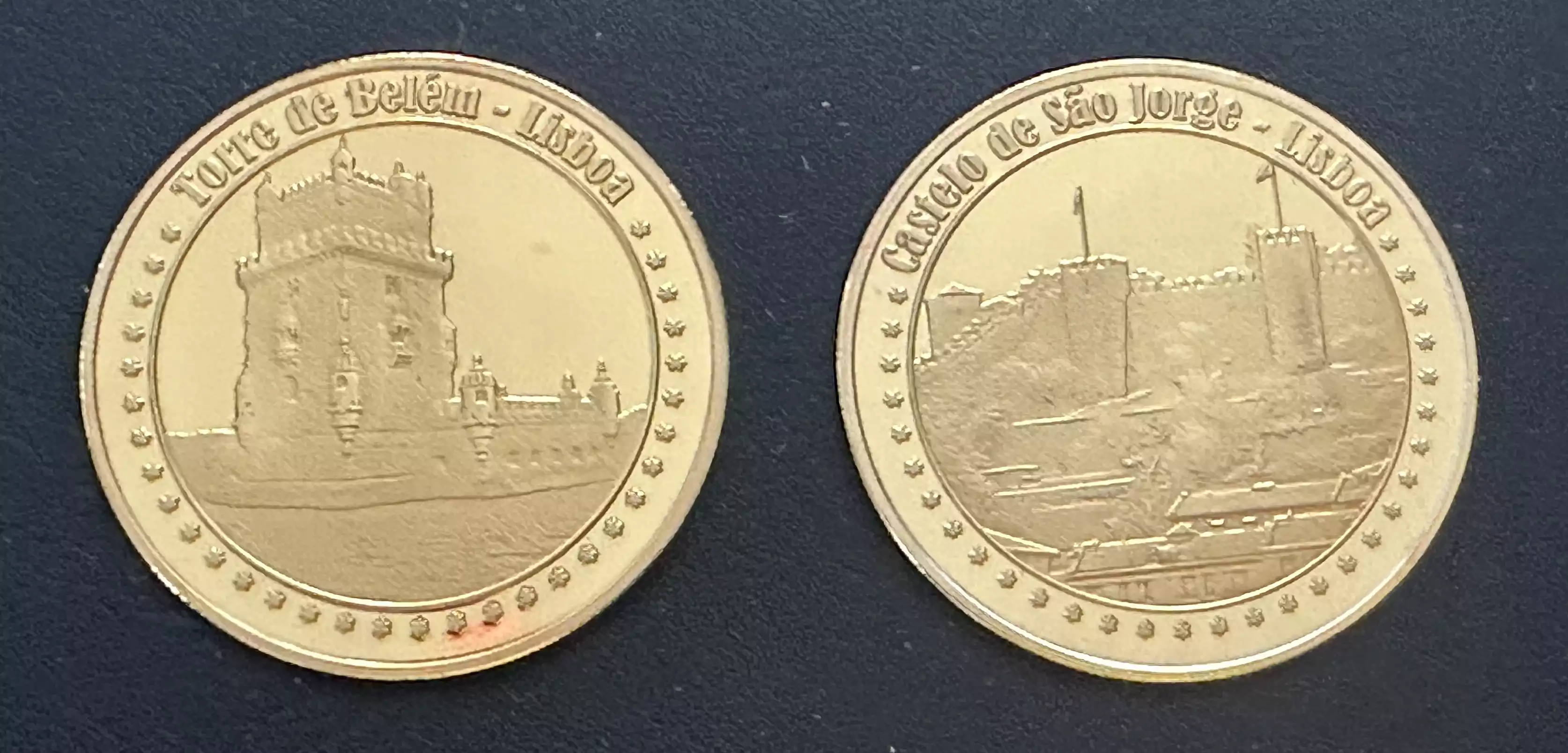 Medalha Souvenir "Castelo de S. Jorge - Torre de Belém"